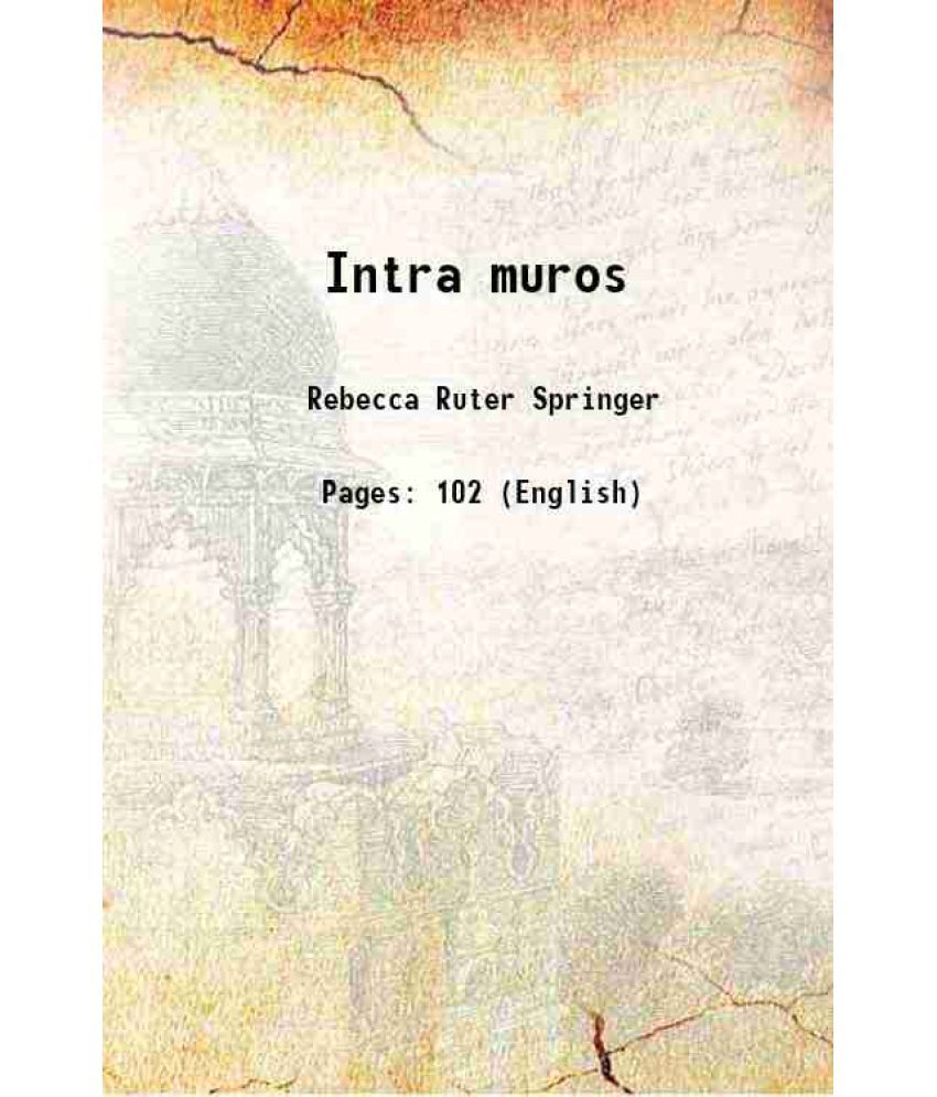     			Intra muros 1898 [Hardcover]