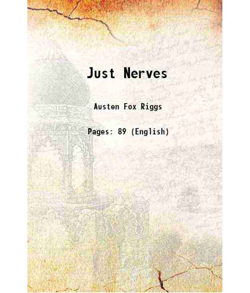     			Just Nerves 1922 [Hardcover]