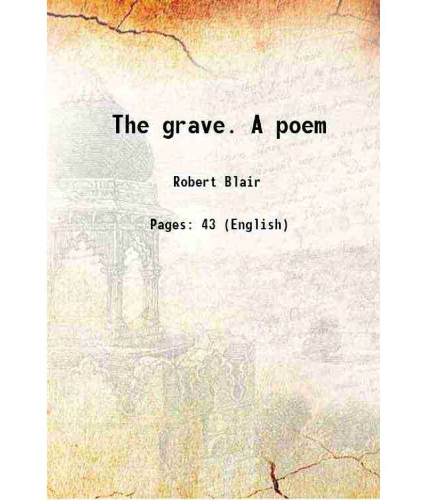    			The grave. A poem 1776 [Hardcover]