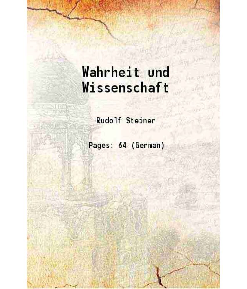     			Wahrheit und Wissenschaft [Hardcover]