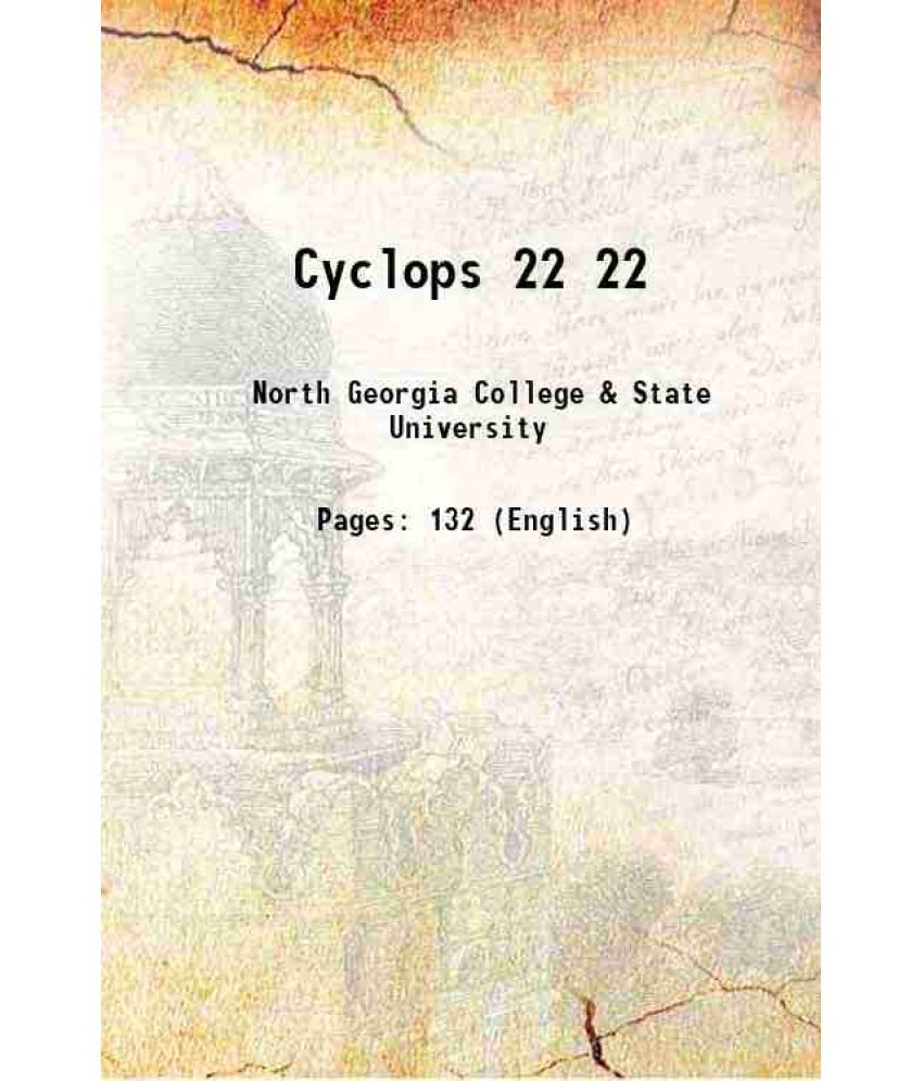     			Cyclops Volume 22 1928 [Hardcover]