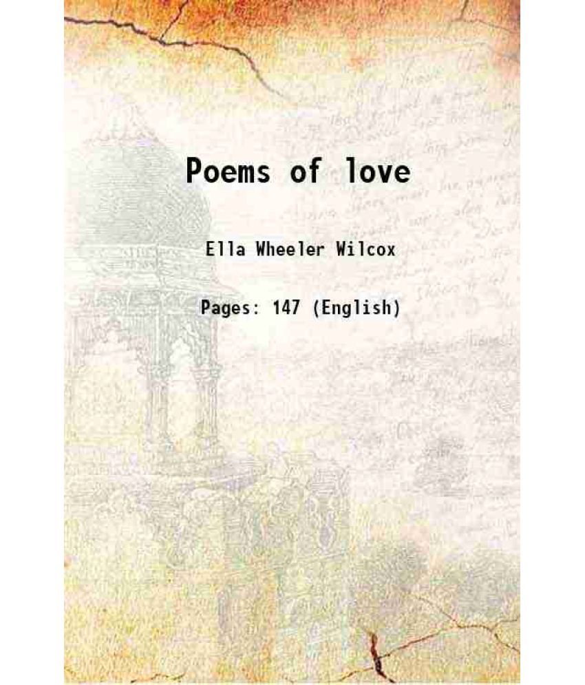     			Poems of love 1905 [Hardcover]