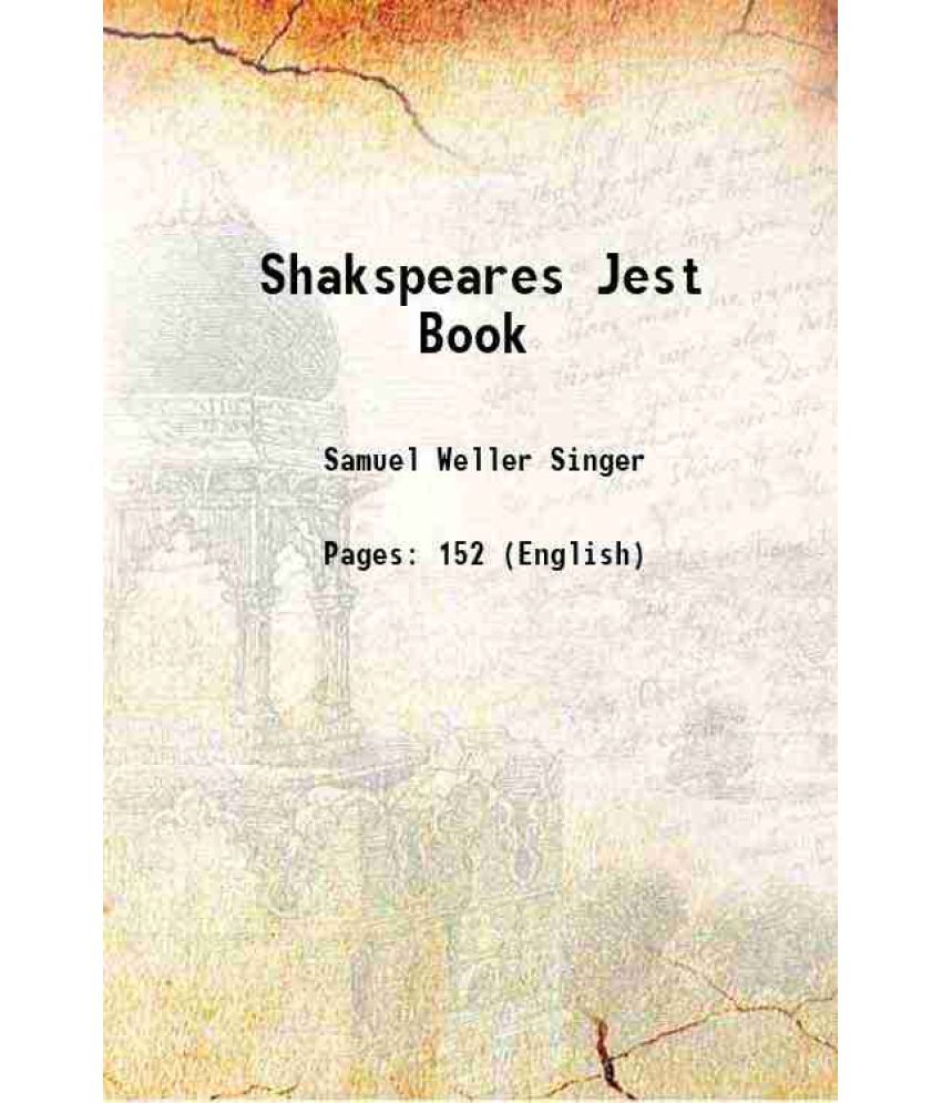     			Shakspeares Jest Book 1814 [Hardcover]