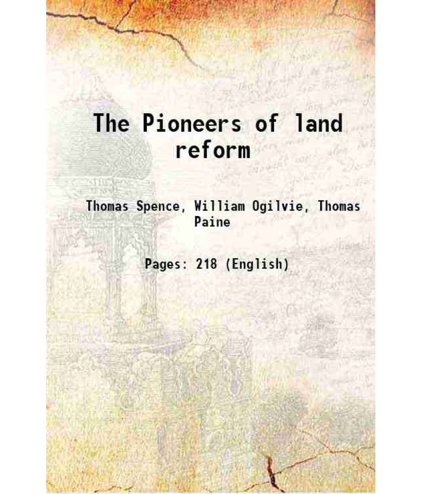    			The Pioneers of land reform 1920 [Hardcover]