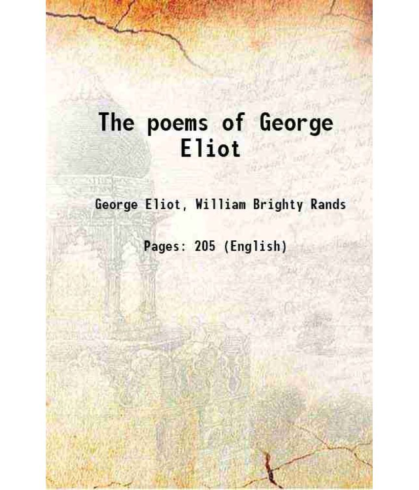     			The poems of George Eliot 1884 [Hardcover]