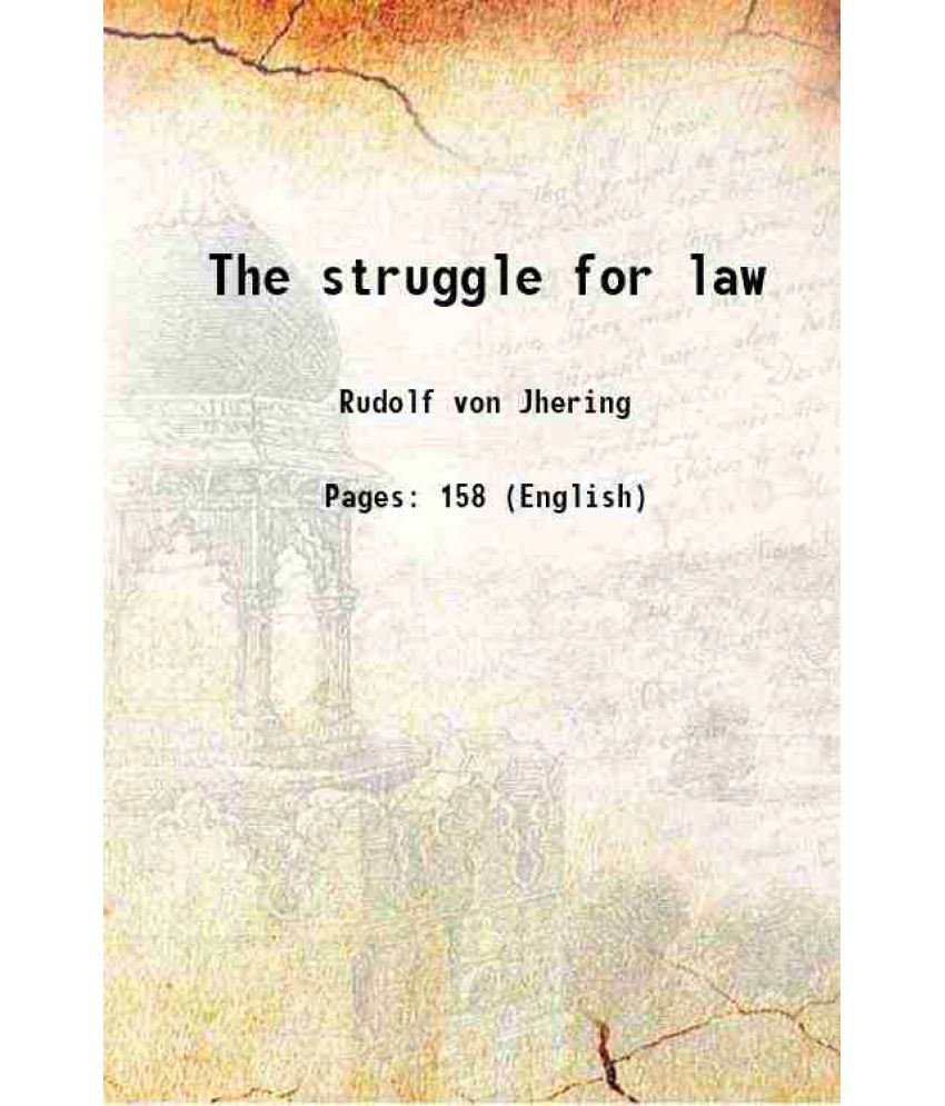     			The struggle for law 1879 [Hardcover]