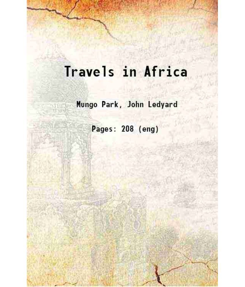     			Travels in Africa 1803 [Hardcover]