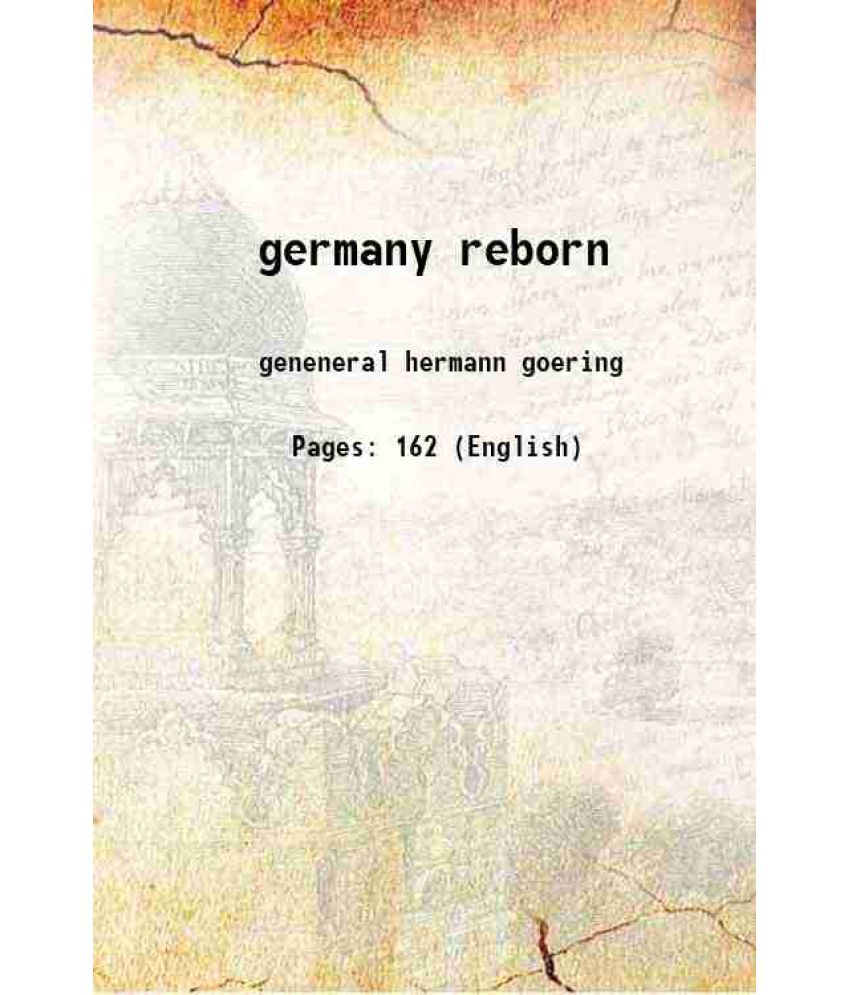     			germany reborn 1934 [Hardcover]