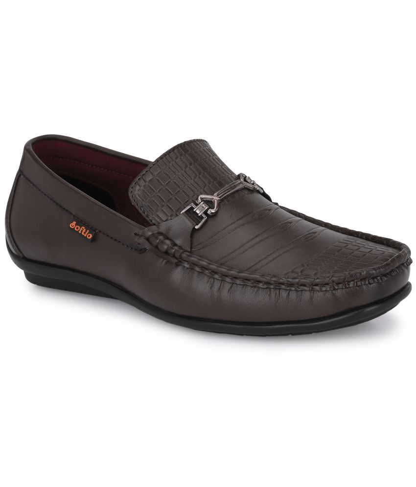     			softio - Brown Men's Horsebit