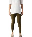 De Moza - Green Cotton Women's Leggings ( Pack of 1 )