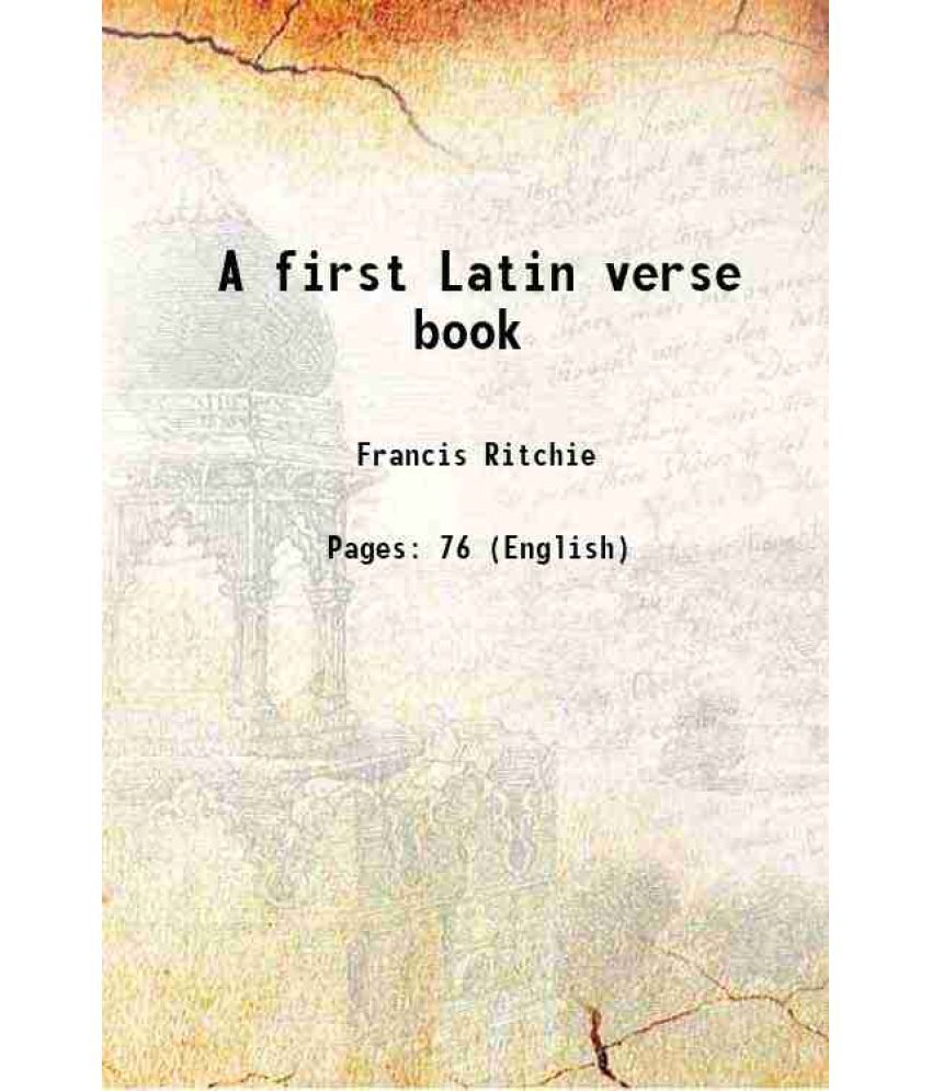     			A first Latin verse book 1894