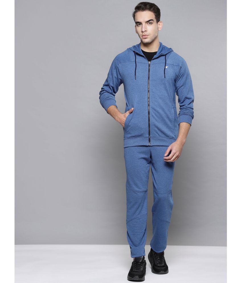     			Alcis - Blue Cotton Regular Fit Solid Men's Sports Tracksuit ( Pack of 1 )