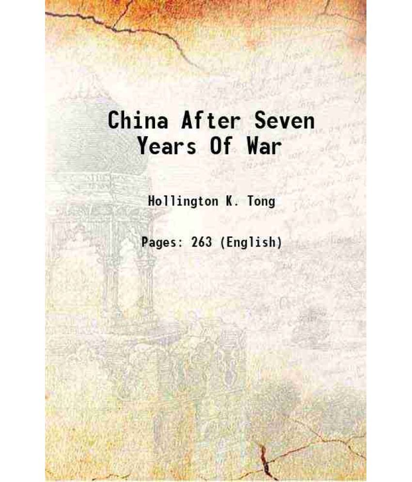     			China After Seven Years Of War 1945