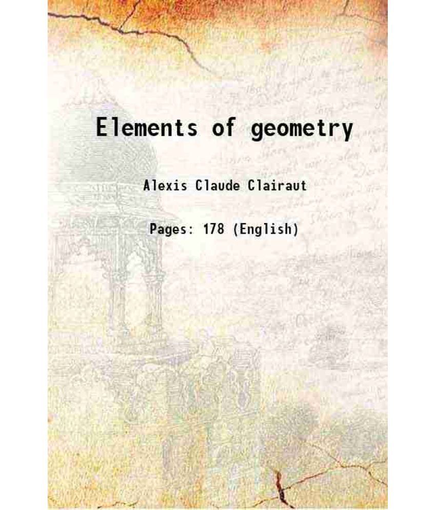     			Elements of geometry 1881