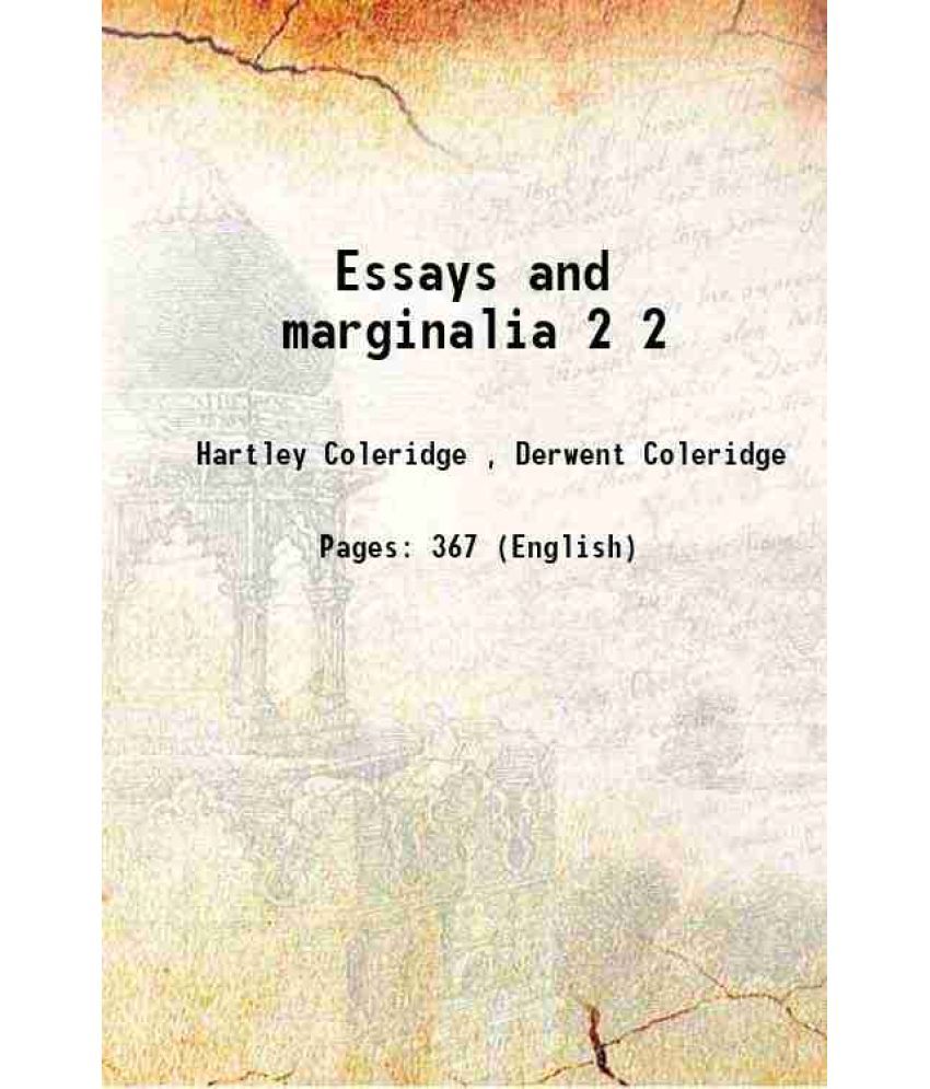     			Essays and marginalia Volume 2 1851