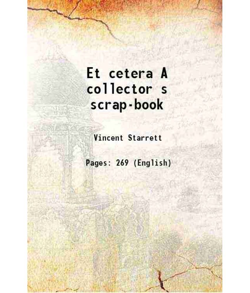     			Et cetera A collector s scrap-book 1924