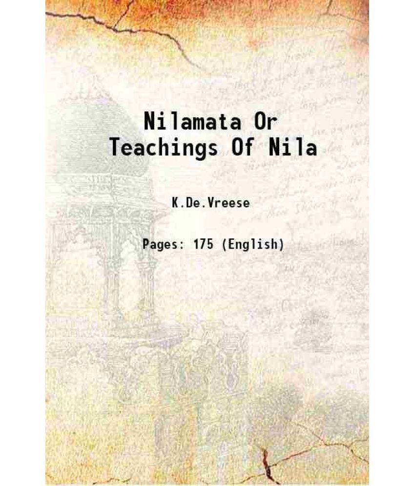     			Nilamata Or Teachings Of Nila 1936