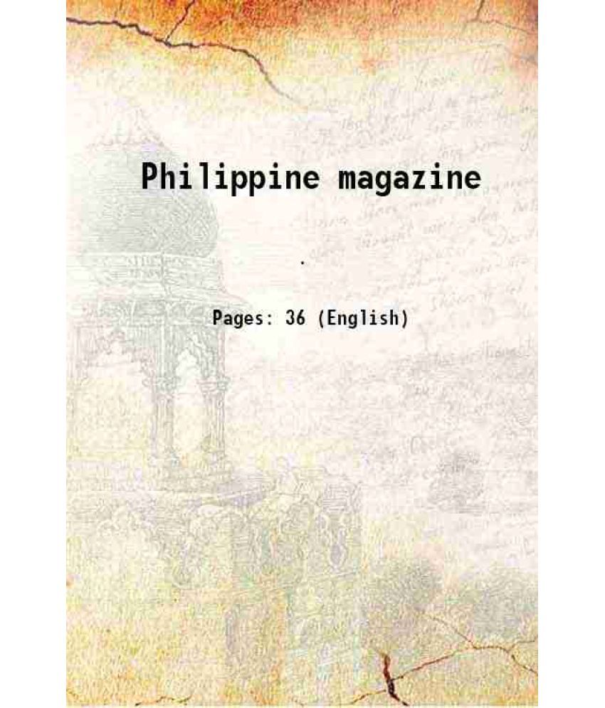     			Philippine magazine 1904