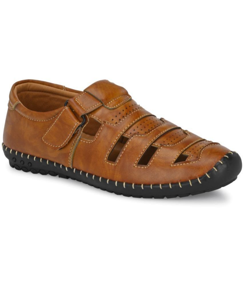     			ShoeRise - Tan Men's Sandals