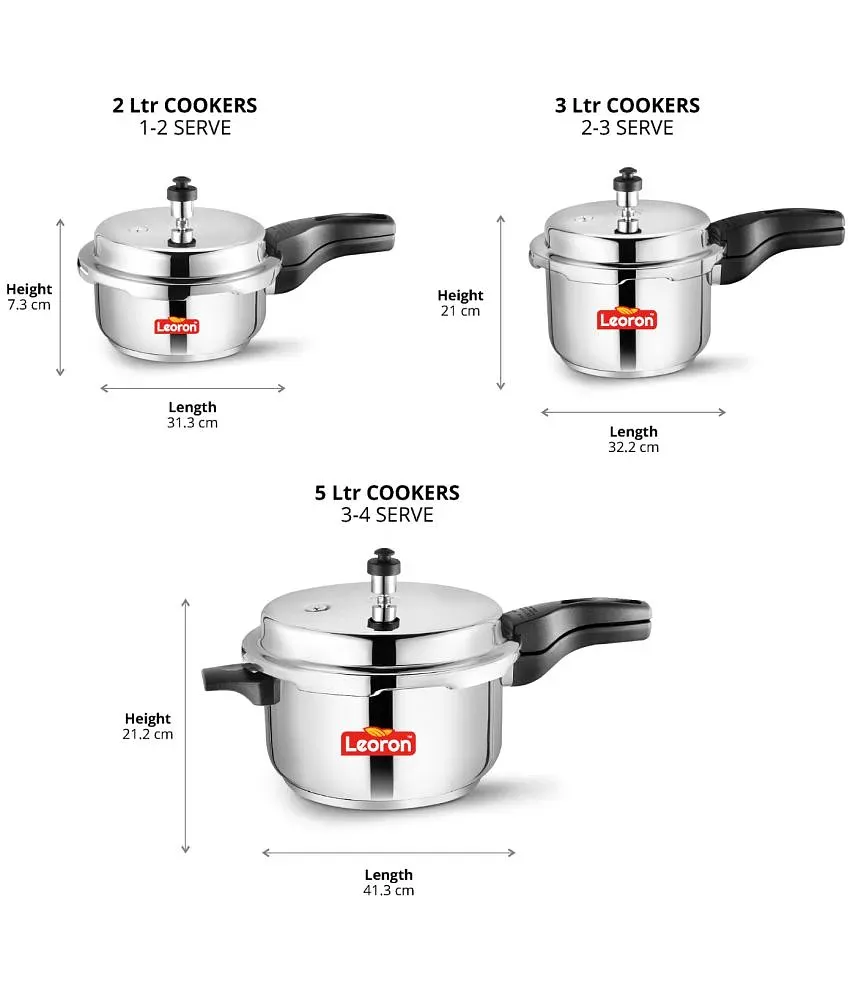 Srushti gold pressure cooker 2 online litre