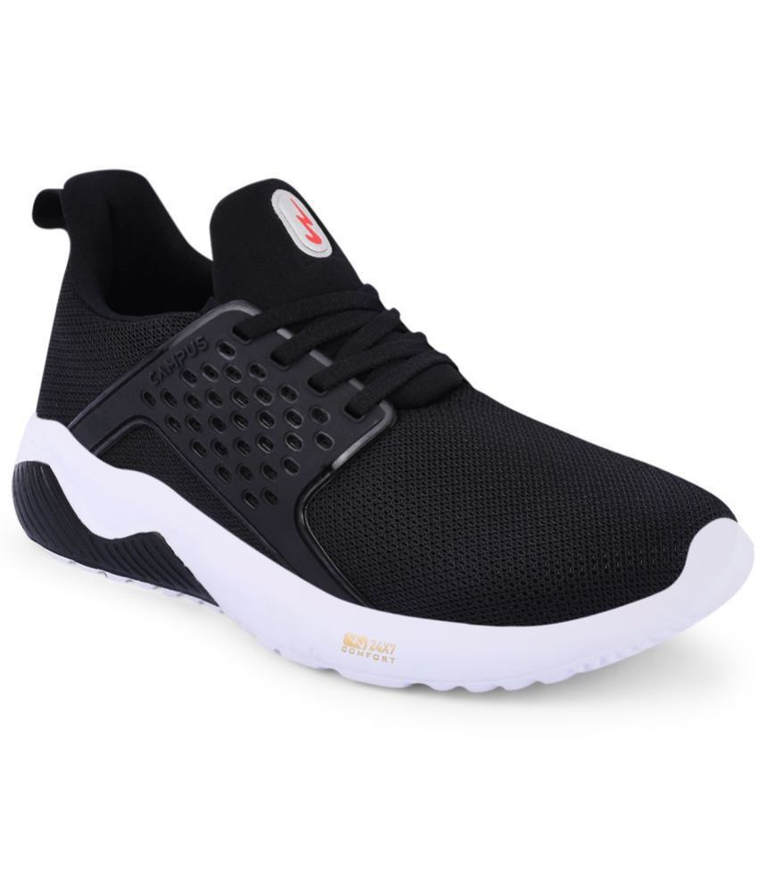     			Campus - CAMP-ACHIEVER Black Men's Sports Running Shoes