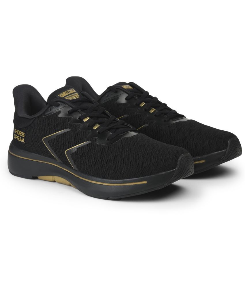     			JQR - SPEAK Black Men's Sports Running Shoes