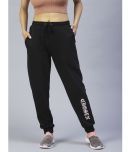 Rigo - Black Cotton Women's Running Joggers ( Pack of 1 )