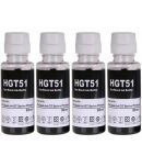 zokio For GT51 H_P Black Pack of 4 Cartridge for H_P Ink Tank 310 series, H_P Ink Tank Wireless 410 series And More.