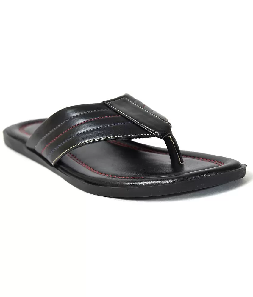 Ajanta - Black Men's Sandals - Buy Ajanta - Black Men's Sandals Online at  Best Prices in India on Snapdeal