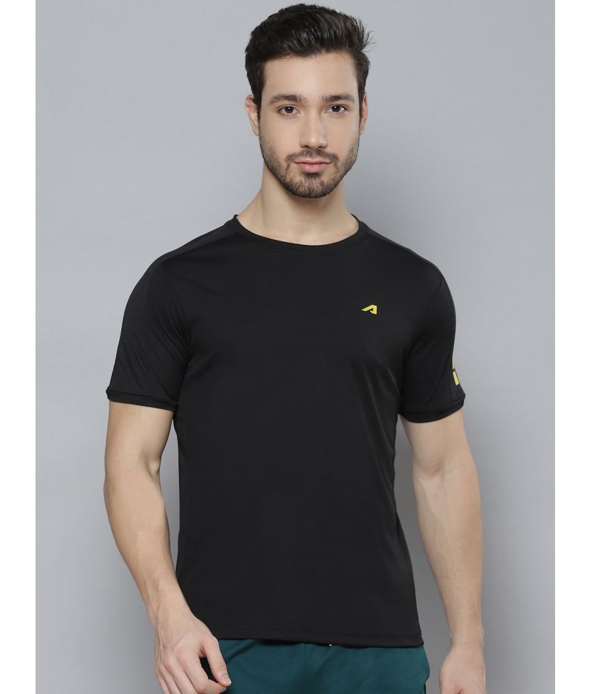     			Alcis - Black Polyester Regular Fit Men's Sports T-Shirt ( Pack of 1 )