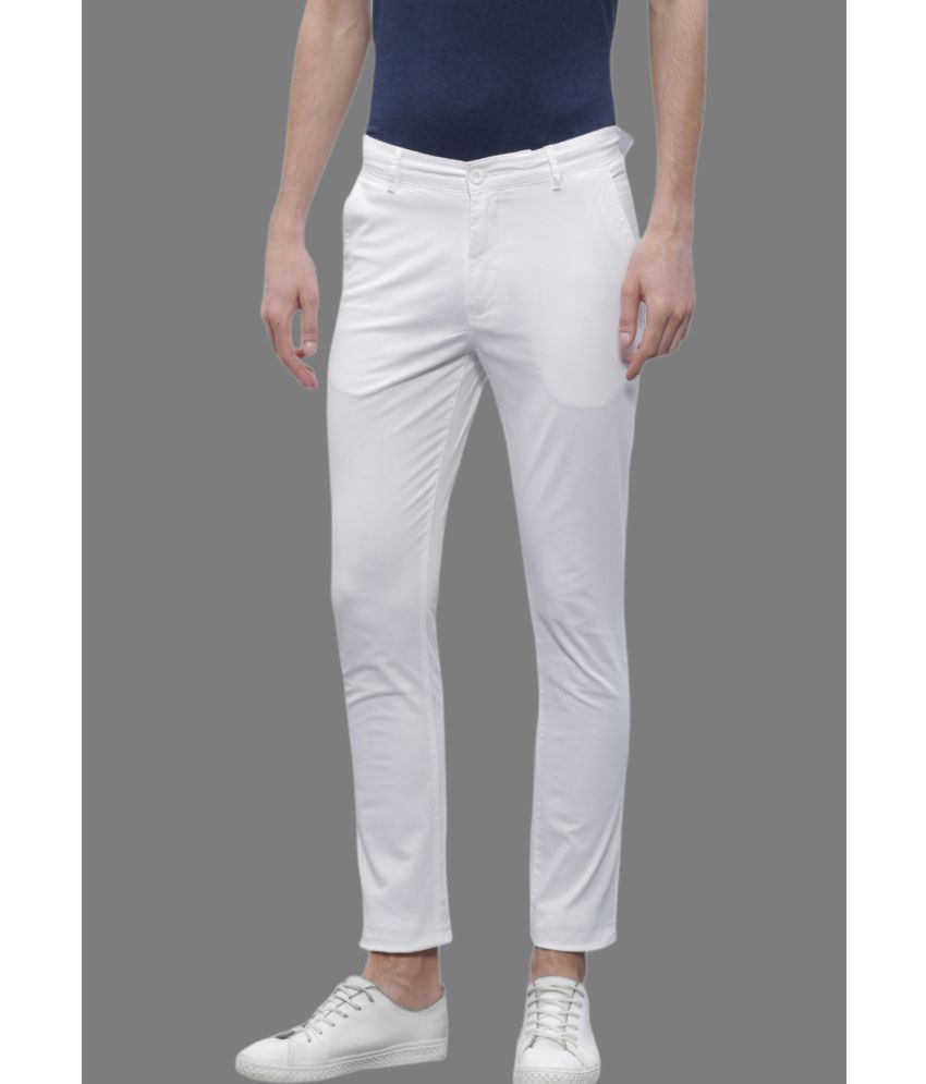     			HALOGEN White Regular Chinos ( Pack of 1 )