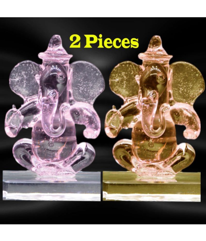     			JMALL - Glass Lord Ganesha 6 cm Idol