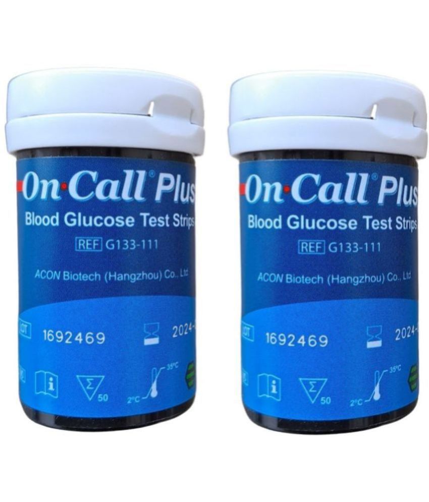 On Call Plus 100 Test Strips - Expiry: May  2024 51-100 Strips