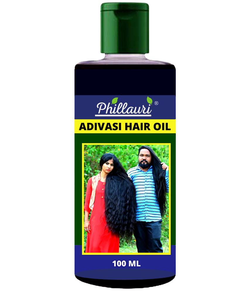     			Phillauri Adivasi Herbal Premium quality hair oil for hair Regrowth - hair fall control Hair Oil (100 ml) Pack of 5