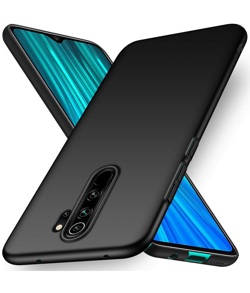     			Spectacular Ace - Black Silicon Plain Cases Compatible For Xiaomi Redmi Note 8 Pro ( Pack of 1 )