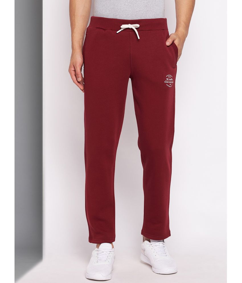     			98 Degree North - Wine Cotton Blend Men's Trackpants ( Pack of 1 )