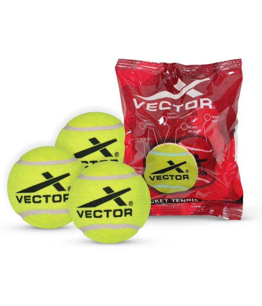     			Vector X - Green Rubber Cricket Ball ( Pack of 3 )