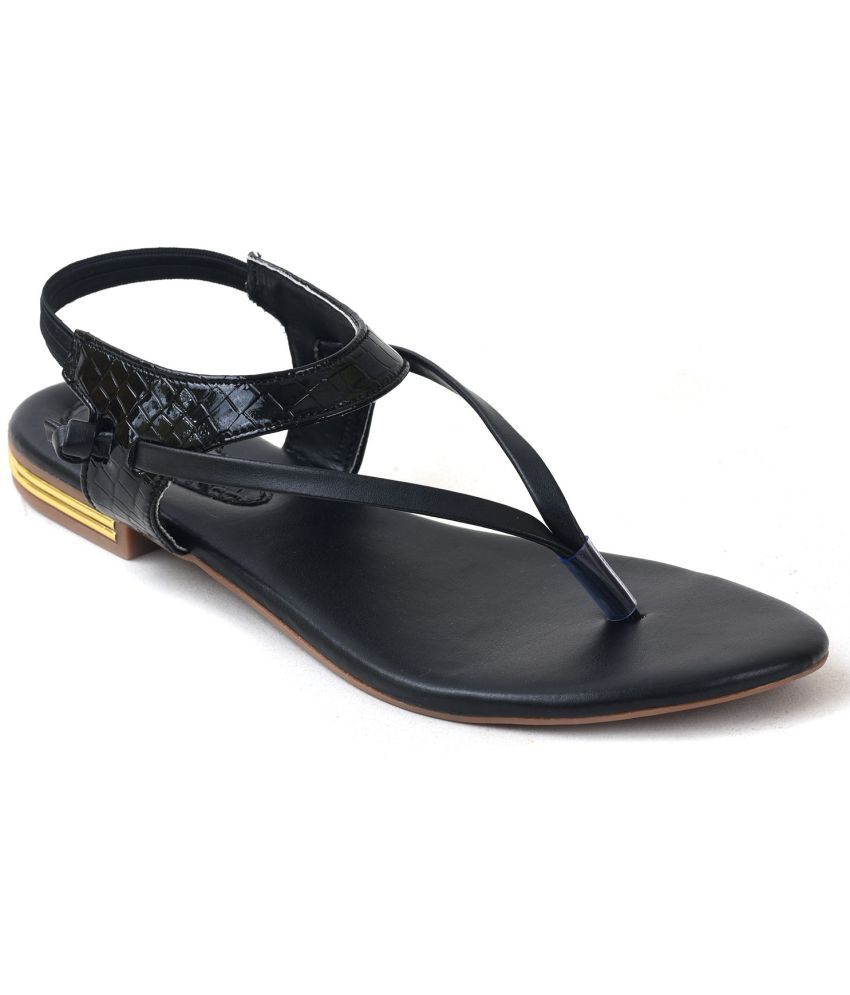     			Ajanta - Black Women's Flats