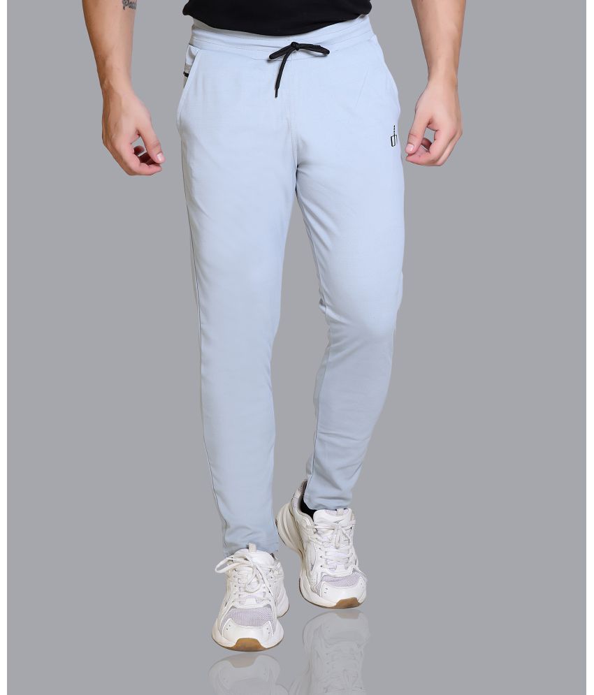    			Devhim - Silver Polyester Men's Sports Trackpants ( Pack of 1 )