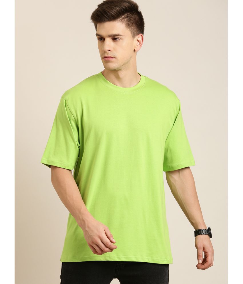     			Dillinger - Green 100% Cotton Oversized Fit Men's T-Shirt ( Pack of 1 )