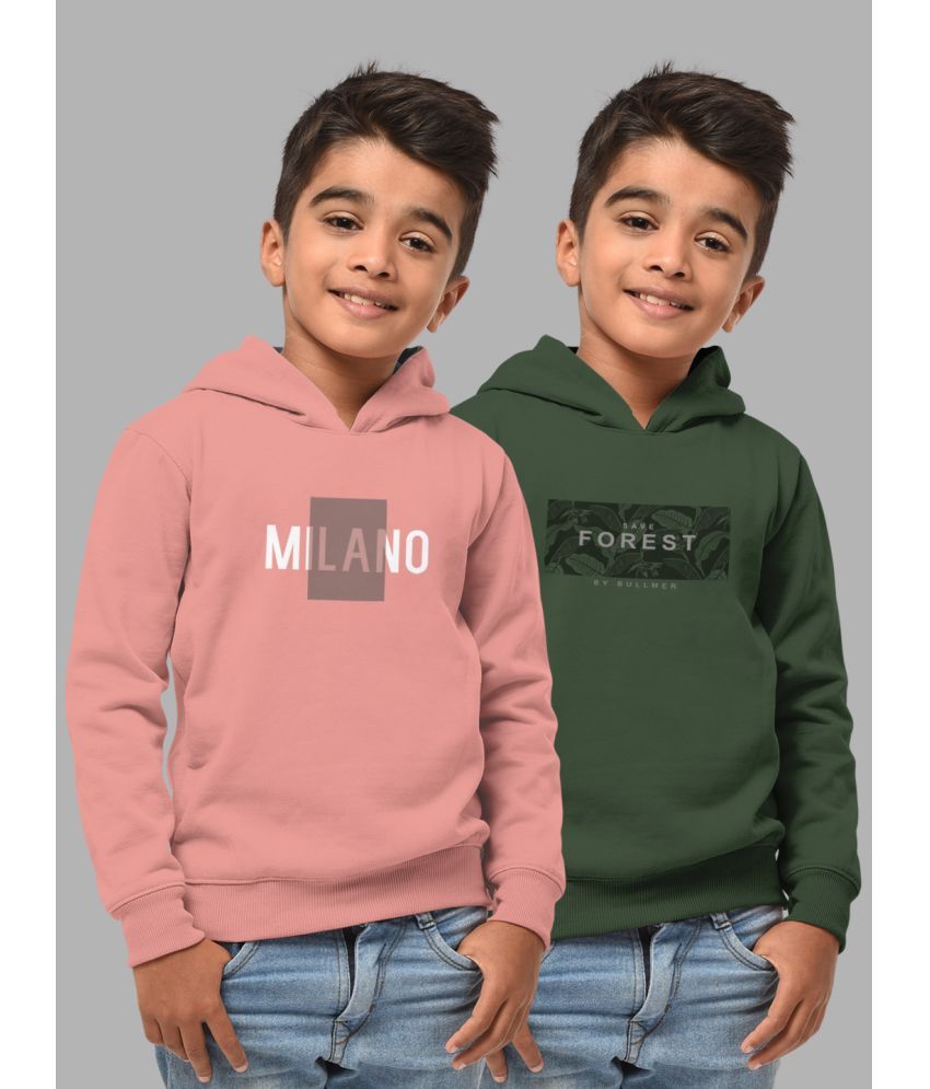     			HELLCAT Pack of 2 Boys Cotton Blend Sweatshirt ( Multi Color )