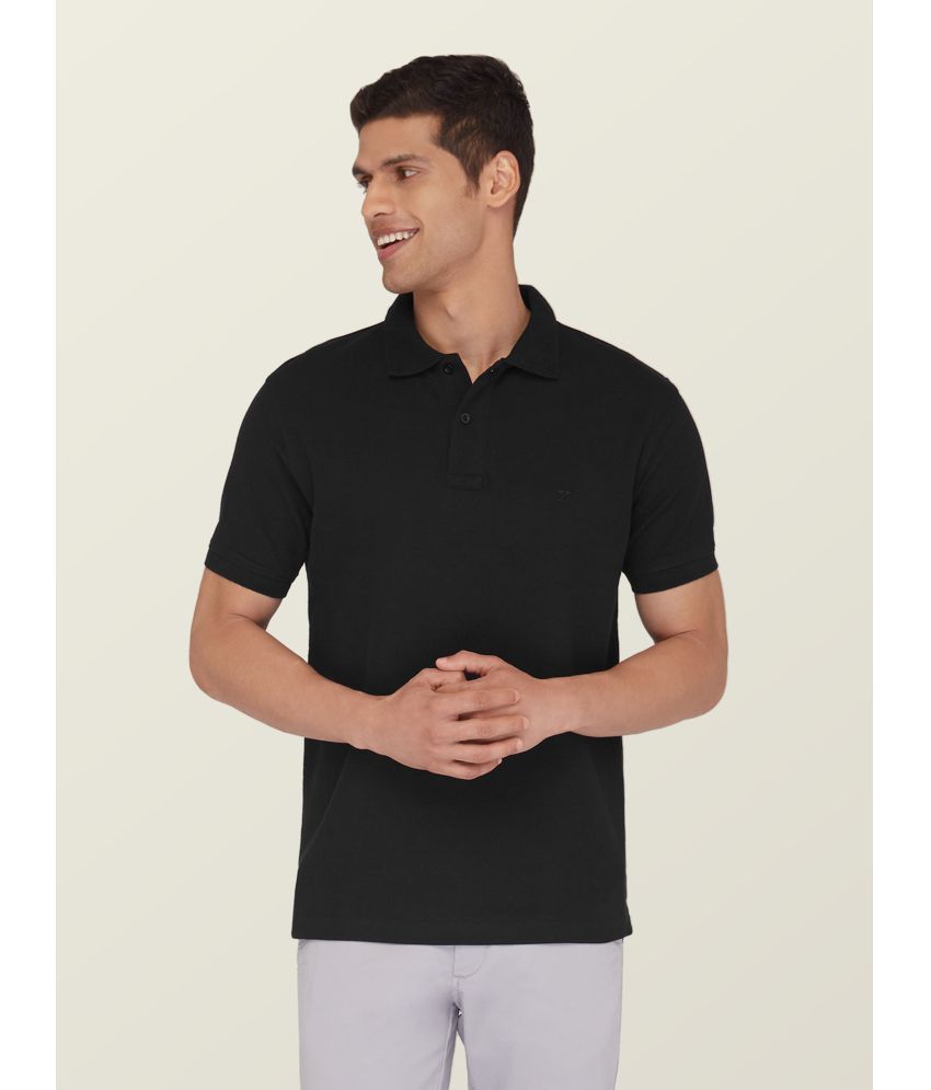     			XYXX - Black Cotton Regular Fit Men's Polo T Shirt ( Pack of 1 )