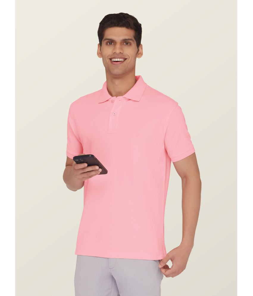     			XYXX - Pink Cotton Regular Fit Men's Polo T Shirt ( Pack of 1 )