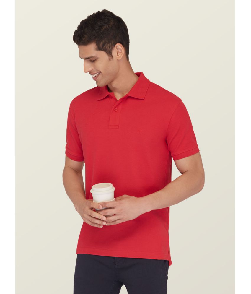     			XYXX - Red Cotton Regular Fit Men's Polo T Shirt ( Pack of 1 )