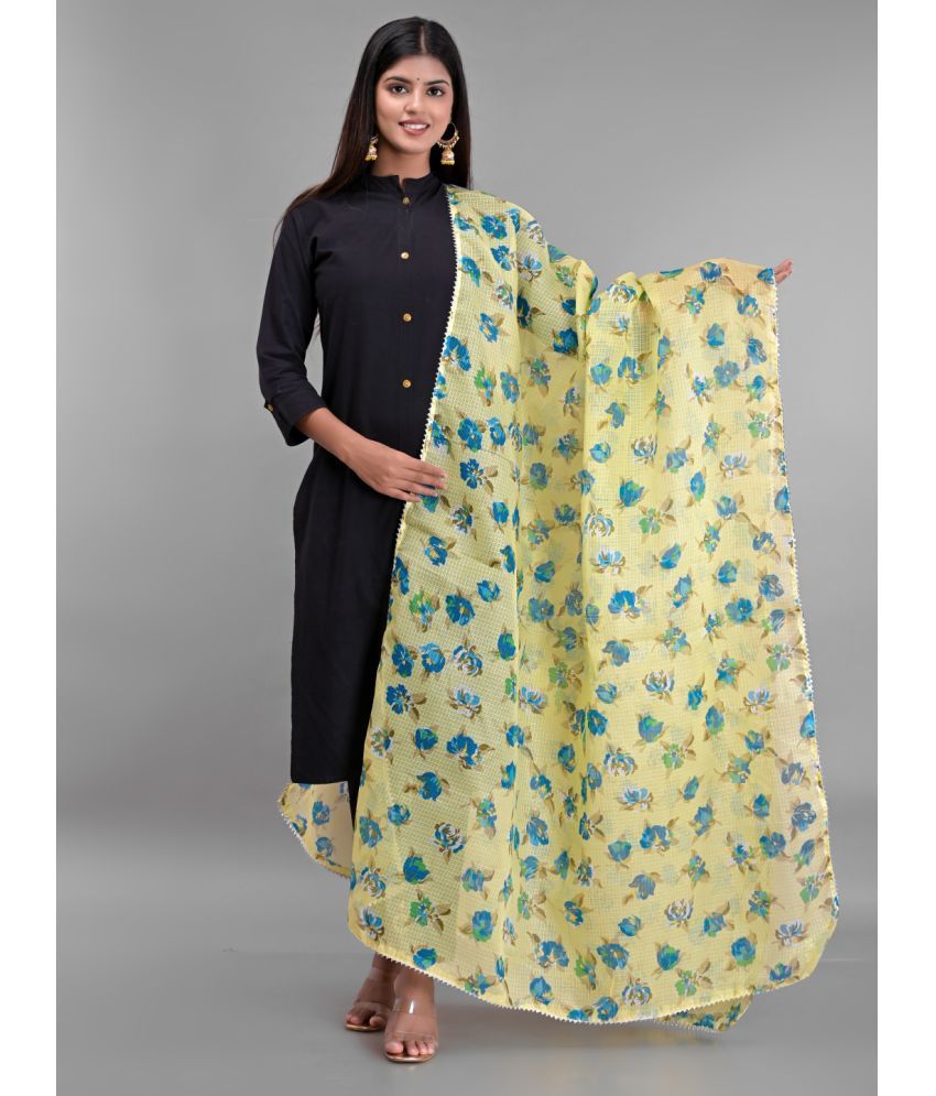     			Apratim - Yellow Cotton Women's Dupatta - ( Pack of 1 )