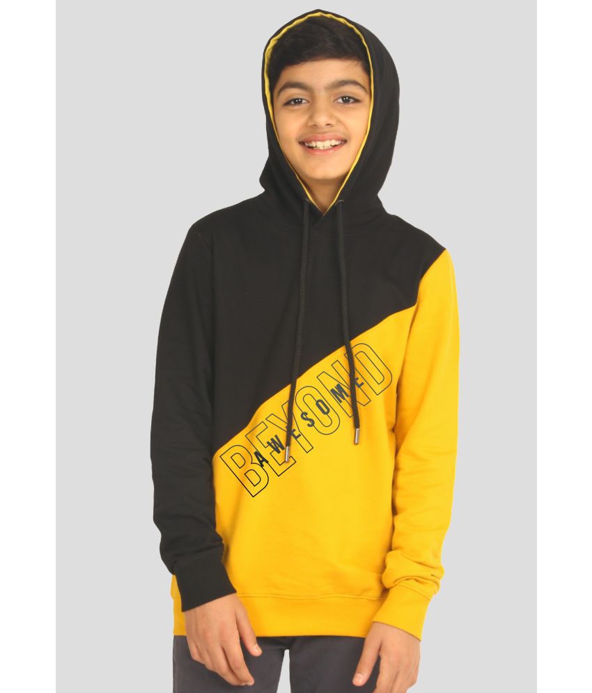     			Ariel - Yellow & Black Cotton Boys Sweatshirt ( Pack of 1 )