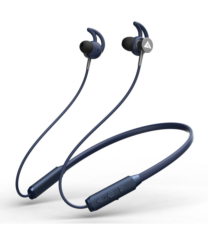 Boult Audio ProBass EQCharge In Ear Bluetooth Neckband 40 Hours Playback IPX5(Splash & Sweat Proof) Powerfull bass -Bluetooth Blue