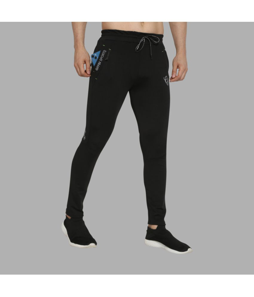     			GIYSI - Black Polyester Men's Trackpants ( Pack of 1 )