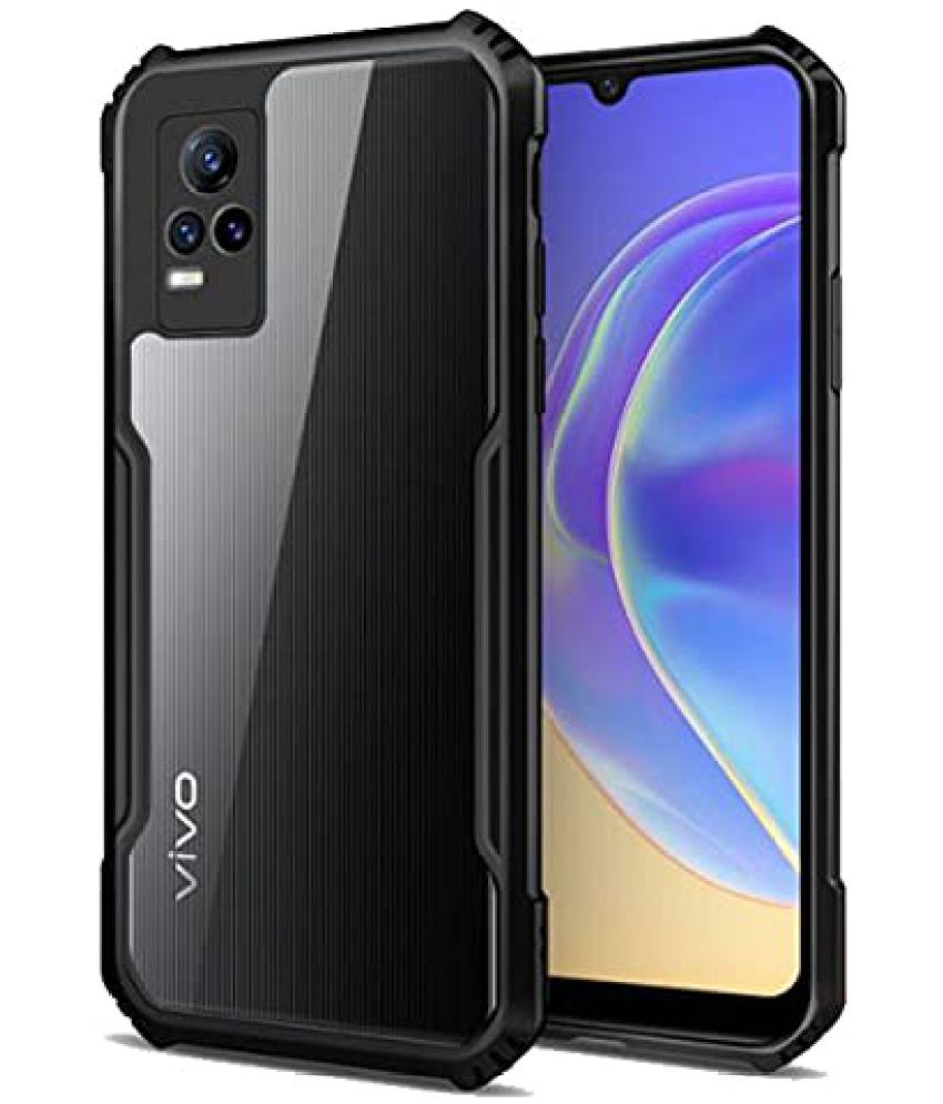     			KOVADO - Black Polycarbonate Shock Proof Case Compatible For Realme 8 ( Pack of 1 )