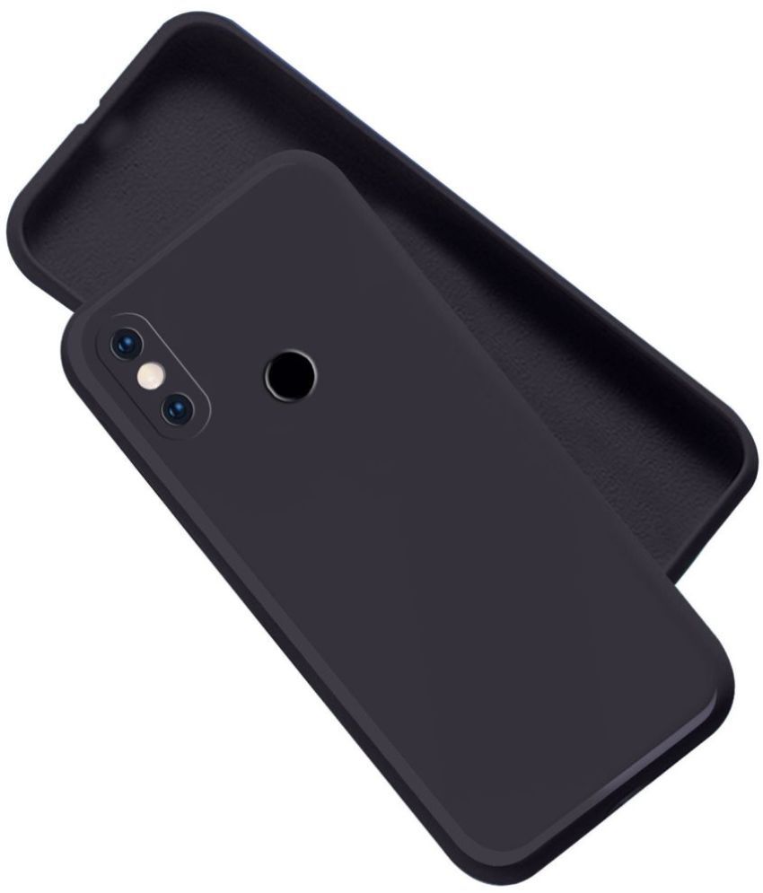     			Artistque - Black Silicon Silicon Soft cases Compatible For Xiaomi Redmi Note 5 Pro ( Pack of 1 )
